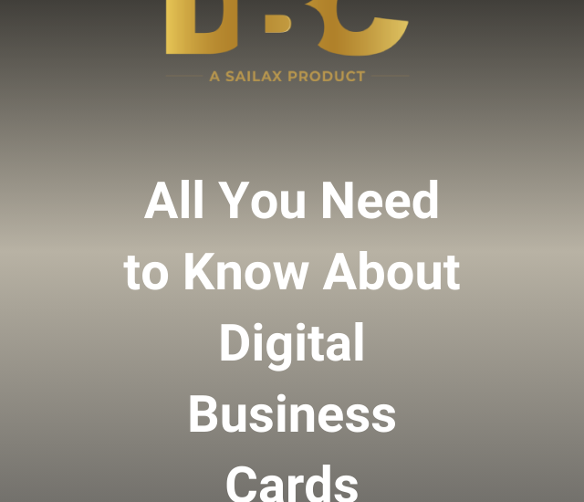 All You Need to Know About Digital Business Cards