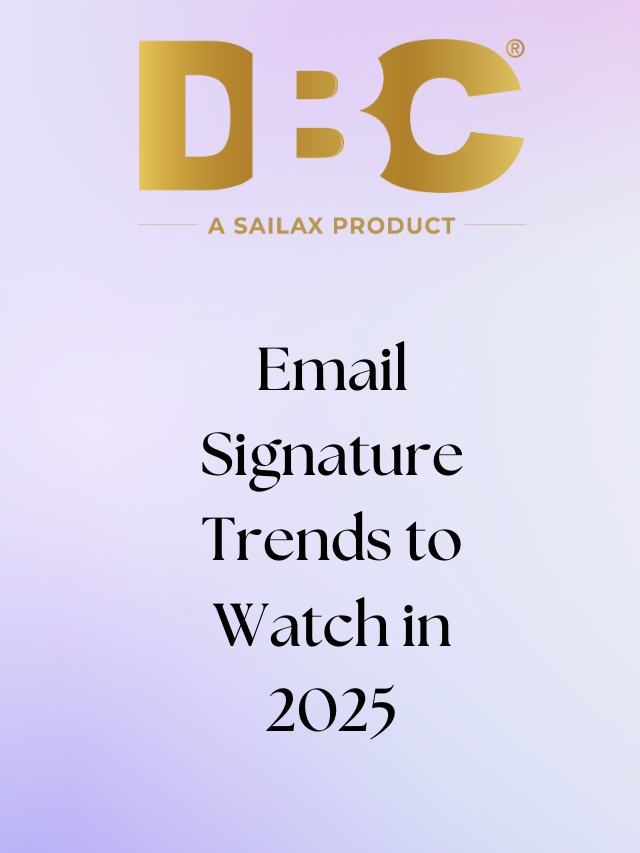 Email Signature Trends to Watch in 2025