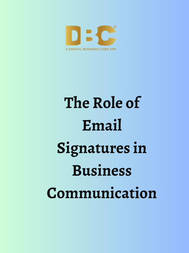 The Role of Email Signatures in Business Communication