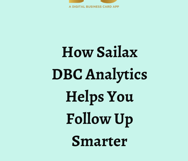 How Sailax DBC Analytics Helps You Follow Up Smarter