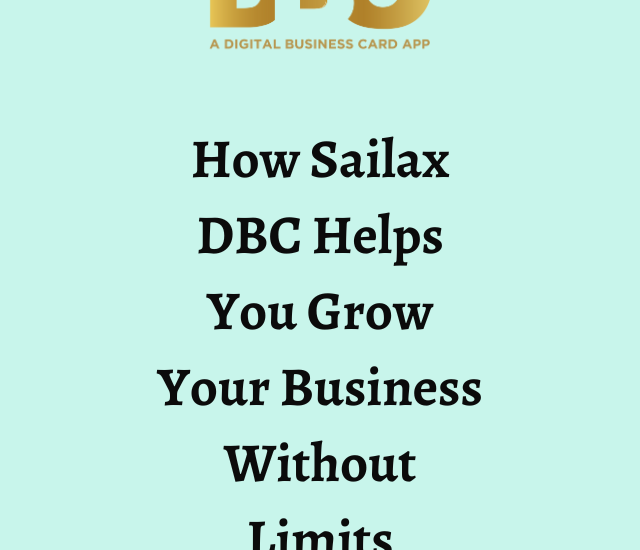 How Sailax DBC Helps You Grow Your Business Without Limits
